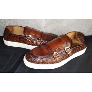 Taft 365 Men's Model 107 Double Monk Loafers Sz 10